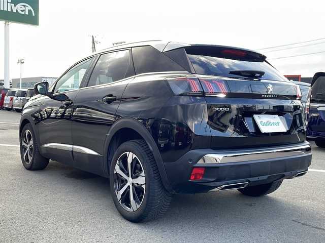プジョー プジョー ３００８ GT 徳島県 2022(令4)年 2.7万km ペルラネラブラック 純正ナビ/（BT/ラジオ/USB）/サンルーフ/全方位カメラ/ETC/ドライブレコーダー/電動リアゲート/運転席マッサージ機能/ヒルディセントコントロール/パドルシフト/パワーバックドア/ブラインドスポットモニター/シートメモリ/パワーシート/シートヒーター/LEDヘッドライト/前後コーナーセンサー