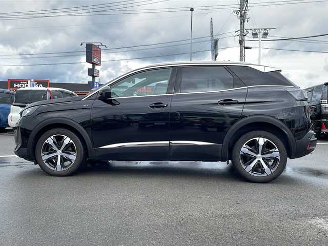 プジョー プジョー ３００８ GT 徳島県 2022(令4)年 2.7万km ペルラネラブラック 純正ナビ/（BT/ラジオ/USB）/サンルーフ/全方位カメラ/ETC/ドライブレコーダー/電動リアゲート/運転席マッサージ機能/ヒルディセントコントロール/パドルシフト/パワーバックドア/ブラインドスポットモニター/シートメモリ/パワーシート/シートヒーター/LEDヘッドライト/前後コーナーセンサー