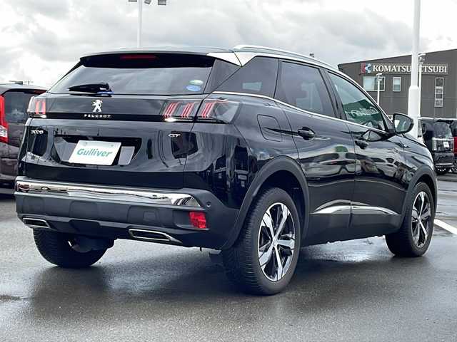 プジョー プジョー ３００８ GT 徳島県 2022(令4)年 2.7万km ペルラネラブラック 純正ナビ/（BT/ラジオ/USB）/サンルーフ/全方位カメラ/ETC/ドライブレコーダー/電動リアゲート/運転席マッサージ機能/ヒルディセントコントロール/パドルシフト/パワーバックドア/ブラインドスポットモニター/シートメモリ/パワーシート/シートヒーター/LEDヘッドライト/前後コーナーセンサー