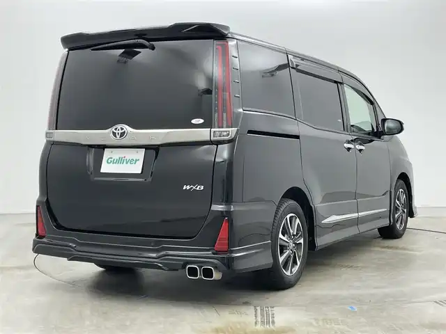 トヨタ ノア Si ダブルバイビーⅡ 岡山県 2020(令2)年 3.6万km ブラック 純正9インチナビ/型番：NSZT-Y68T/（CD/DVD/TV/BT)/純正12.1インチ後席モニター/モデリスタエアロ/マフラーカッター/両側パワースライドドア/LEDヘッドライト/オートライト/ETC/クルーズコントロール/コーナーセンサー/ハーフレザーシート/純正アルミホイール