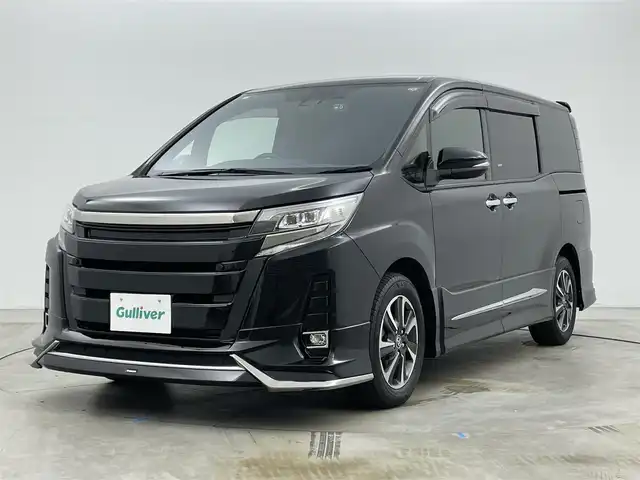 トヨタ ノア Si ダブルバイビーⅡ 岡山県 2020(令2)年 3.6万km ブラック 純正9インチナビ/型番：NSZT-Y68T/（CD/DVD/TV/BT)/純正12.1インチ後席モニター/モデリスタエアロ/マフラーカッター/両側パワースライドドア/LEDヘッドライト/オートライト/ETC/クルーズコントロール/コーナーセンサー/ハーフレザーシート/純正アルミホイール