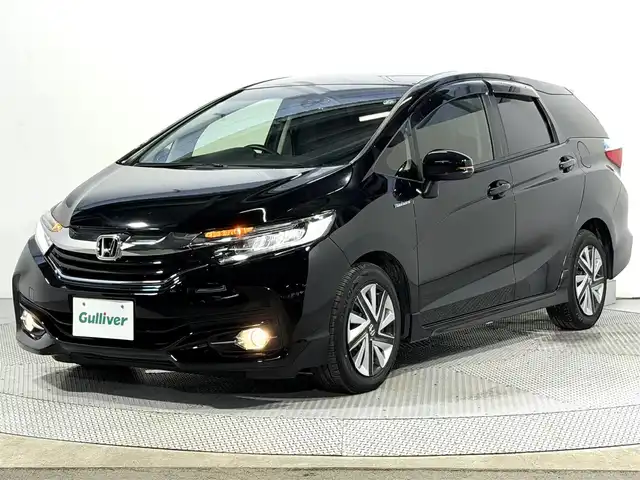 ホンダ シャトル ハイブリッド X 大阪府 2017(平29)年 3.5万km クリスタルブラックパール 社外ナビTV バックカメラ ハーフレザー クルーズコントロール 衝突軽減ブレーキ スマートキー プッシュスタート オートライト オートエアコン パドルシフト ドライブレコーダー ETC