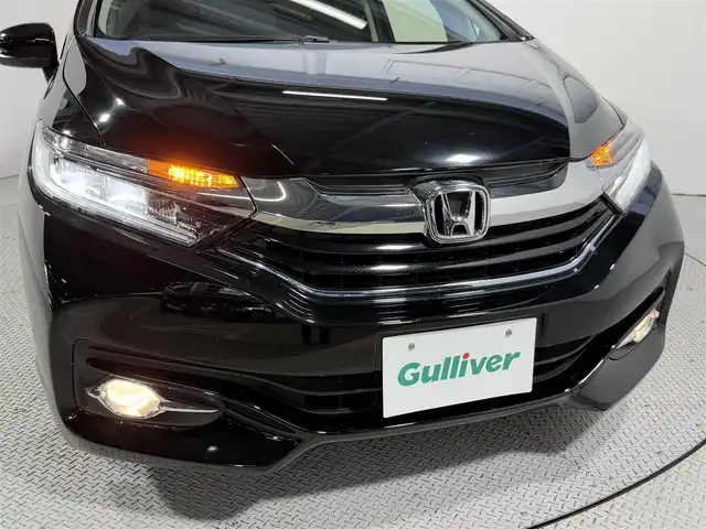 ホンダ シャトル ハイブリッド X 大阪府 2017(平29)年 3.5万km クリスタルブラックパール 社外ナビTV バックカメラ ハーフレザー クルーズコントロール 衝突軽減ブレーキ スマートキー プッシュスタート オートライト オートエアコン パドルシフト ドライブレコーダー ETC