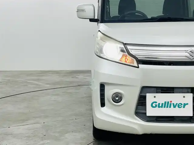 スズキ スペーシア カスタム GS 福島県 2013(平25)年 8.3万km パールホワイト 社外ナビ/・ワンセグTV/BT/SD/AUX/両側スライドドア/ステアリングリモコン/ドアバイザー/電動格納ミラー/プッシュスタート/・スマートキー