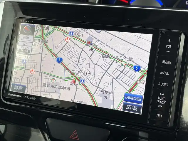 ダイハツ タント カスタム RS トップED SA 道南・函館 2015(平27)年 6.2万km パールホワイトⅢ /社外ナビ//フルセグTV//ドライブレコーダー//バックカメラ//衝突軽減ブレーキ//オートライト//両側パワースライドドア//プッシュスタート//アイドリングストップ//横滑り防止装置//純正フロアマット