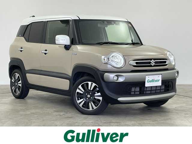 スズキ クロスビー HYBRID MZ 群馬県 2023(令5)年 2.8万km キャラバンアイボリーパールメタリック/ホワイト 2トーンルーフ ７インチディスプレイオーディオ　バックカメラ　衝突軽減システム　アダプティブクルーズコントロール　レーンアシスト　シートヒーター　障害物センサー　横滑り防止　アイドリングストップ　スマートキー　禁煙車