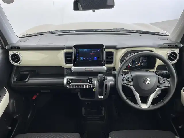 スズキ クロスビー HYBRID MZ 群馬県 2023(令5)年 2.8万km キャラバンアイボリーパールメタリック/ホワイト 2トーンルーフ ７インチディスプレイオーディオ　バックカメラ　衝突軽減システム　アダプティブクルーズコントロール　レーンアシスト　シートヒーター　障害物センサー　横滑り防止　アイドリングストップ　スマートキー　禁煙車