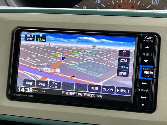 ダイハツ ムーヴ キャンバス X メイクアップ リミテッド SAⅢ 三重県 2019(令1)年 2.8万km パールホワイトⅢ/ファインミントメタリック 2トーン /禁煙車//スマートアシスト３//パノラミックビューモニター//純正メモリナビ(NMZK-W70D)//フルセグ//両側パワースライドドア//ステアリングスイッチ//オートライト//オートハイビーム//前後ドライブレコーダー//電動格納ミラー//スマートキー//スペアキー有//プッシュスタート//純正フロアマット