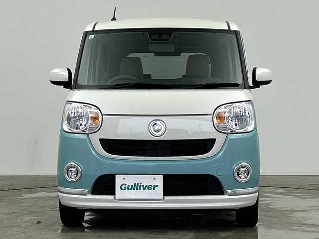 ダイハツ ムーヴ キャンバス X メイクアップ リミテッド SAⅢ 三重県 2019(令1)年 2.8万km パールホワイトⅢ/ファインミントメタリック 2トーン /禁煙車//スマートアシスト３//パノラミックビューモニター//純正メモリナビ(NMZK-W70D)//フルセグ//両側パワースライドドア//ステアリングスイッチ//オートライト//オートハイビーム//前後ドライブレコーダー//電動格納ミラー//スマートキー//スペアキー有//プッシュスタート//純正フロアマット