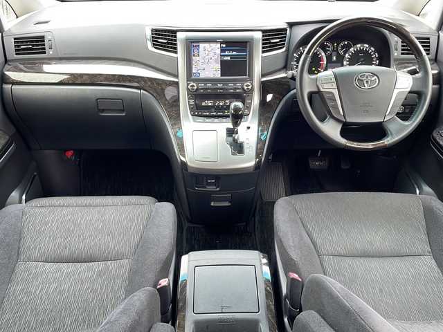 トヨタ ヴェルファイア 3．5Z Gエディション 沖縄県 2014(平26)年 9.7万km ホワイトパールクリスタルシャイン 禁煙車　/純正８インチナビ　フルセグＴＶ　Bluetooth DVD再生可/バックカメラ　/純正フリップダウンモニター　/両側パワースライドドア　　/前方ドライブレコーダー　/クリアランスソナー　/ビルトインＥＴＣ　/ウッドコンビステアリング/ステアリングスイッチ/DN席パワーシート/D席シートメモリー/ナノイー空気清浄器/HIDヘッドライト/オートライト /スマートキー