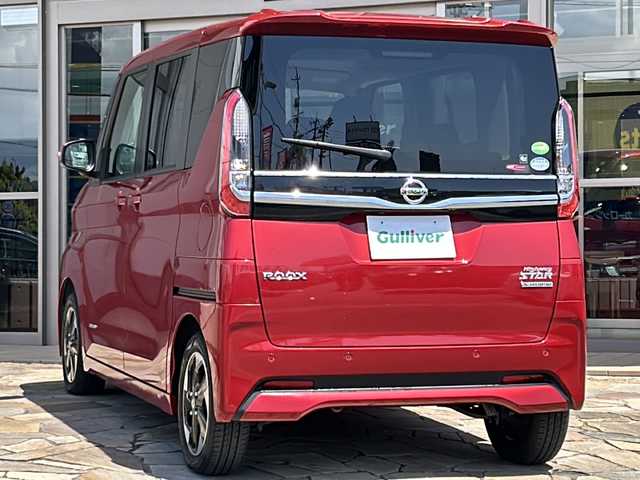 日産 ルークス ハイウェイスター X 静岡県 2020(令2)年 4.4万km スパークリングレッドM 純正ナビ/・アラウンドビューモニター/・Bluetooth/・CD/DVD/・フルセグTV/主要装備/・プッシュスタート/・ETC車載器/・片側パワースライドドア/・ドライブレコーダー/・エマージェンシーブレーキ/・純正ＡＷ/・純正フロアマット/・後席サンシェード/・オートライト/・LEDヘッドライト/・前後ソナー/・スマートキー/・アイドリングストップ