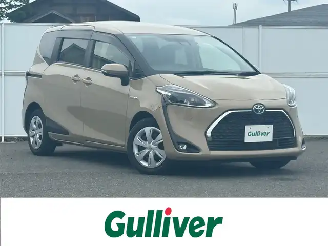 トヨタ シエンタ ハイブリッド ファンベースG 岩手県 2019(令1)年 1.8万km ベージュ セーフティセンス/　・プリクラッシュセーフティ/　・緊急時操舵支援/　・レーンディパーチャーアラート/　・ロードサインアシスト/　・ドライバー異常時対応システム/　・プロアクティブドライビングアシスト/　・アダプティブハイビームシステム/　・レーダークルーズコントロール/　・先行車発進告知機能/純正SDナビ/　・CD/Bluetooth/アラウンドビューモニター/バックカメラ/両側パワースライドドア/クルーズコントロール/LEDヘッドライト/ステアリングスイッチ/オートエアコン/スマートキー/ETC