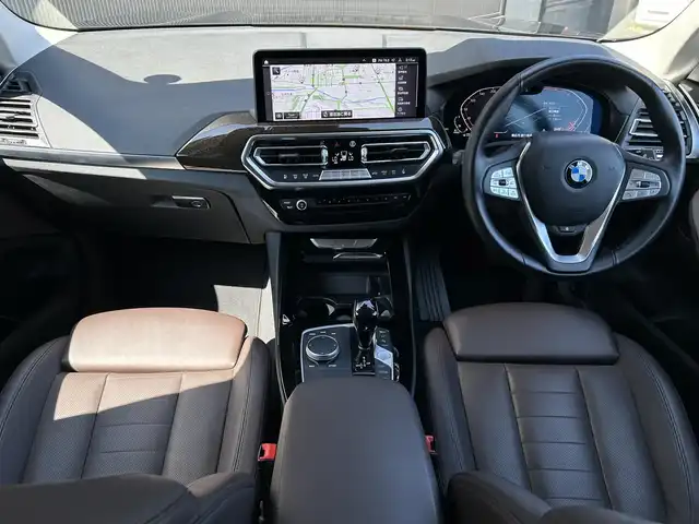 ＢＭＷ Ｘ３ xDrive20d 道東・釧路十勝 2022(令4)年 3.2万km サファイアブラックP ワンオーナー車/セレクトパッケージ/　・ステアリングホイールヒーティング/　・電動パノラマガラスサンルーフ/　・リアシートヒーティング/　・リアシートバックレストアジャスメント/レザーパッケージ/アダプティブクルーズコントロール/茶革/シートヒーター/メモリ付きパワーシート/パワーバックドア/ドライブレコーダー(前後)/純正ナビ/TV/BT/USB/純正19インチAW/ミラーETC/パークディスタンスコントロール/ダウンヒルアシストコントロール/ジェスチャーコントロール/LEDヘッドライト/オートライト/ハイビーム/リアフォグライト