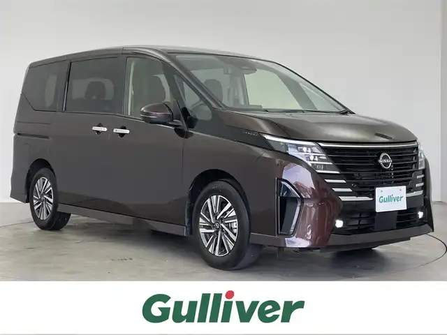 日産 セレナ ハイウェイスター V 埼玉県 2023(令5)年 1.9万km インペリアルアンバーP 純正１２．３インチナビ　フリップダウン　アラウンドビュー　プロパイロット　ＢＳＩ　インテリジェントルームミラー　エマージェンシーブレーキ　ワイヤレス充電　両側パワースライドドア　ナビ内蔵ドラレコ　ＴＶ