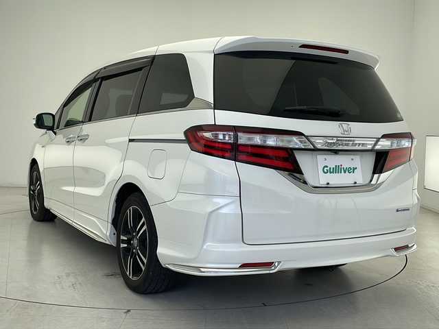 ホンダ オデッセイ ハイブリッド アブソルート ホンダセンシング 千葉県 2016(平28)年 4.2万km ホワイトオーキッドパール 衝突軽減ブレーキ/クルーズコントロール/純正SDナビ/（フルセグ/Bluetooth/FM/AM）/バックカメラ/ETC/アイドリングストップ/ハーフレザーシート/パワーシート/レーンキープアシスト/LEDヘッドライト/電動格納ミラー