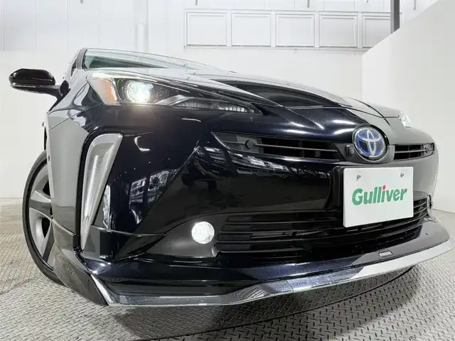 トヨタ プリウス A ツーリングセレクション 大阪府 2022(令4)年 1.3万km アティチュードブラックマイカ モデリスタエアロ　黒革シート　純正ＤオーディオＴＶ　３６０カメラ　パワーシート／ヒーター　衝突軽減　レーダーＣ　クリアランスソナー　ＢＳＭ　パークアシスト　ＨＵＤ　１００Ｖ電源　ワンオーナー