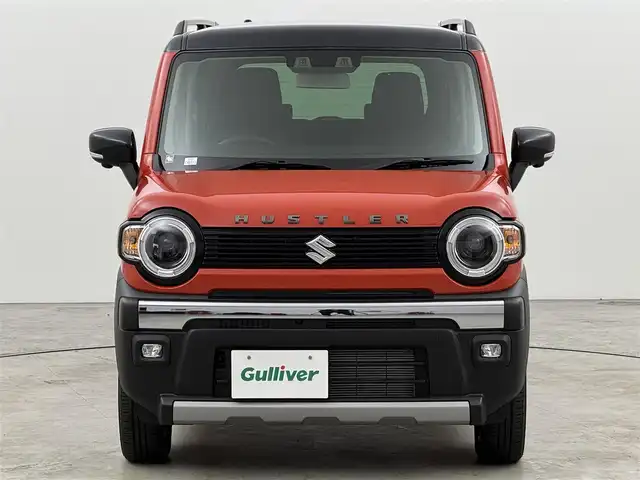 スズキ ハスラー タフワイルド・ターボ 福岡県 2024(令6)年 0.1千km オレンジ 純正９型ナビ／フルセグＴＶ　/全方位カメラ　/アダプティブクルーズコントロール　/コーナーセンサー　/衝突被害軽減　/レーンキープ　/アイドリングストップ　/パドルシフト　/シートヒーター　/純正１５インチＡＷ　/ＬＥＤヘッドライト　/ルーフレール