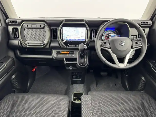 スズキ ハスラー タフワイルド・ターボ 福岡県 2024(令6)年 0.1千km オレンジ 純正９型ナビ／フルセグＴＶ　/全方位カメラ　/アダプティブクルーズコントロール　/コーナーセンサー　/衝突被害軽減　/レーンキープ　/アイドリングストップ　/パドルシフト　/シートヒーター　/純正１５インチＡＷ　/ＬＥＤヘッドライト　/ルーフレール