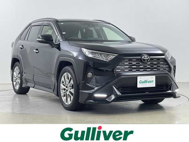 トヨタ ＲＡＶ４ G Zパッケージ 道央・札幌 2019(令1)年 5.8万km アティチュードブラックマイカ ・４WD/ サンルーフ/・トヨタセーフティセンス/・プリクラッシュセーフティ/・レーダークルーズコントロール/・TRDエアロ（F.S.R）/・純正9インチナビ/・DVD.CD.SD.Bluetooth/・フルセグ/バックカメラ /・レザーシート/パワーシート/・運手席/助手席シートヒーター/・デジタルインナーミラー/・パワーバックドア /・ビルトインETC/・トノカバー/・スマートキー