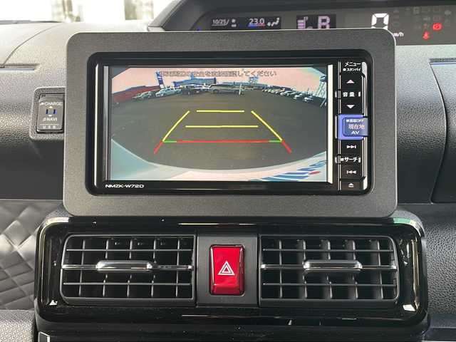 ダイハツ タント カスタム RS スタイルセレクション 青森県 2022(令4)年 1.6万km ブラックマイカメタリック/シャイニングホワイトパール 4WD・ターボ/純正メモリナビ・フルセグTV/CD・DVD・Bluetooth・SD/バックカメラ/合皮コンビシート/前席シートヒーター/両側パワースライドドア/スマートアシスト/衝突軽減ブレーキ/追従クルーズコントロール/レーンキープコントロール/アダプティブドライビングビーム/コーナーセンサー/シートバックテーブル/ビルトインETC/LEDヘッドライト/LEDフォグランプ/純正15インチアルミ/スマートキー/プッシュスタート