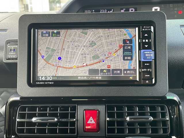 ダイハツ タント カスタム RS スタイルセレクション 青森県 2022(令4)年 1.6万km ブラックマイカメタリック/シャイニングホワイトパール 4WD・ターボ/純正メモリナビ・フルセグTV/CD・DVD・Bluetooth・SD/バックカメラ/合皮コンビシート/前席シートヒーター/両側パワースライドドア/スマートアシスト/衝突軽減ブレーキ/追従クルーズコントロール/レーンキープコントロール/アダプティブドライビングビーム/コーナーセンサー/シートバックテーブル/ビルトインETC/LEDヘッドライト/LEDフォグランプ/純正15インチアルミ/スマートキー/プッシュスタート