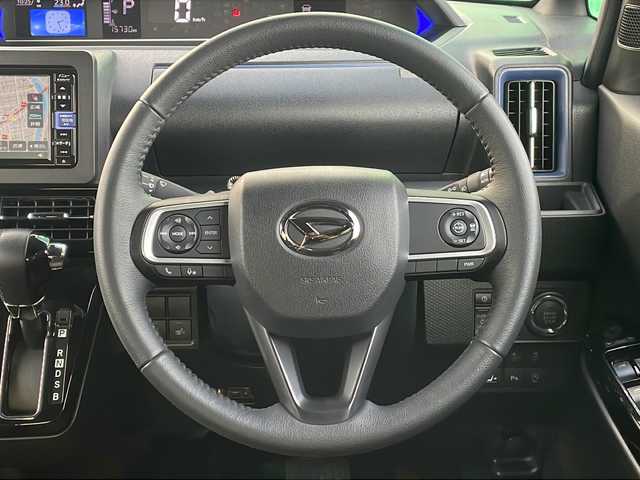 ダイハツ タント カスタム RS スタイルセレクション 青森県 2022(令4)年 1.6万km ブラックマイカメタリック/シャイニングホワイトパール 4WD・ターボ/純正メモリナビ・フルセグTV/CD・DVD・Bluetooth・SD/バックカメラ/合皮コンビシート/前席シートヒーター/両側パワースライドドア/スマートアシスト/衝突軽減ブレーキ/追従クルーズコントロール/レーンキープコントロール/アダプティブドライビングビーム/コーナーセンサー/シートバックテーブル/ビルトインETC/LEDヘッドライト/LEDフォグランプ/純正15インチアルミ/スマートキー/プッシュスタート