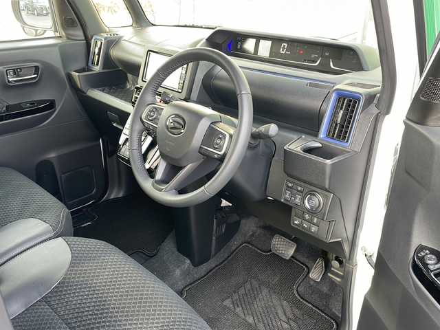 ダイハツ タント カスタム RS スタイルセレクション 青森県 2022(令4)年 1.6万km ブラックマイカメタリック/シャイニングホワイトパール 4WD・ターボ/純正メモリナビ・フルセグTV/CD・DVD・Bluetooth・SD/バックカメラ/合皮コンビシート/前席シートヒーター/両側パワースライドドア/スマートアシスト/衝突軽減ブレーキ/追従クルーズコントロール/レーンキープコントロール/アダプティブドライビングビーム/コーナーセンサー/シートバックテーブル/ビルトインETC/LEDヘッドライト/LEDフォグランプ/純正15インチアルミ/スマートキー/プッシュスタート