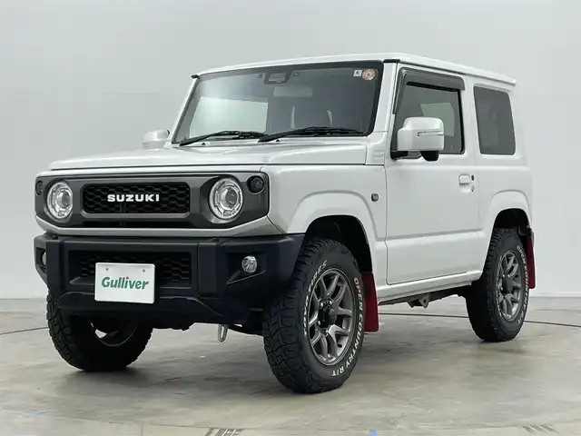 スズキ ジムニー XC 岡山県 2022(令4)年 3.5万km ピュアホワイトP 純正ナビ(SKX-S806)/【CD/DVD/BT/フルセグ/iPod】/クルーズコントロール/衝突軽減ブレーキ/レーンキープアシスト/横滑り防止装置/バックカメラ/オートライト/ＬＥＤヘッドライト/エンジンスタートボタン/ビルトインＥＴＣ/社外ドライブレコーダー(前後)/ダウンヒルアシストコントロール/センターデフロック