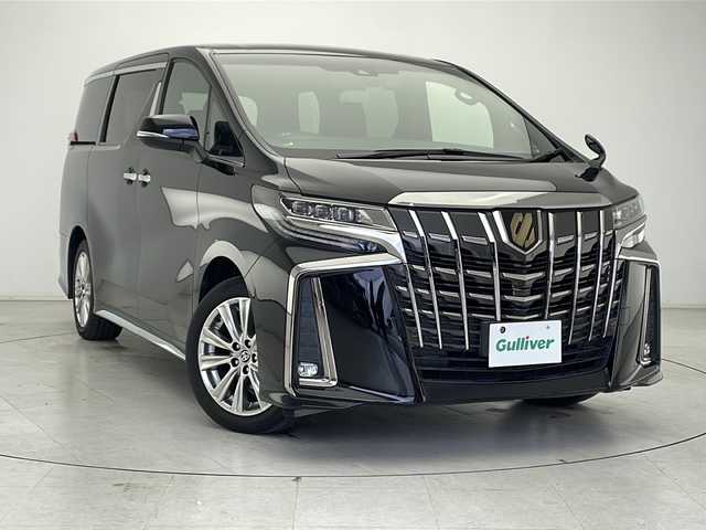 トヨタ アルファード S タイプゴールド 千葉県 2020(令2)年 2.1万km ブラック ワンオーナー/トヨタセーフティセンス/プリクラッシュセーフティ/レーントレーシングアシスト/レーンディパーチャーアラート/ロードサインアシスト/レーダークルーズコントロール/オートマチックハイビーム/先行車発進アラーム/純正ディスプレオーディオ/　ナビ/TV/BT/AM/FM/純正DVD/CDキット/12.1型フリップダウンモニター/バックカメラ/ビルトインETC/パワーバックドア/両側パワースライドドア/ドライブレコーダー/純正18インチAW/純正フロアマット/ハーフレザーシート/オートライト/LEDヘッドライト/フォグランプ/電子パーキング/ブレーキホールド/プッシュスタート/スマートキー