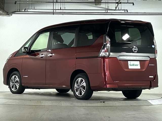 日産 セレナ e－パワー X 広島県 2019(令1)年 6.5万km マルーンレッド 禁煙/福祉車両/セーフティパックA/エマージェンシーブレーキ/車線逸脱警報/道路標識認識/ハイビームアシスト/クルーズコントロール/コーナーセンサー/純正１０インチナビ/・フルセグ/CD/DVD/Blu-ray/SD/REC/USB/アラウンドビューモニター/両側パワースライドドア/オートライト/ヘッドライトレベライザー/スマートキー/プッシュスタート/純正ドライブレコーダー（DJ4-D）/ETC/純正ドアバイザー/W+サイド+カーテンエアバック