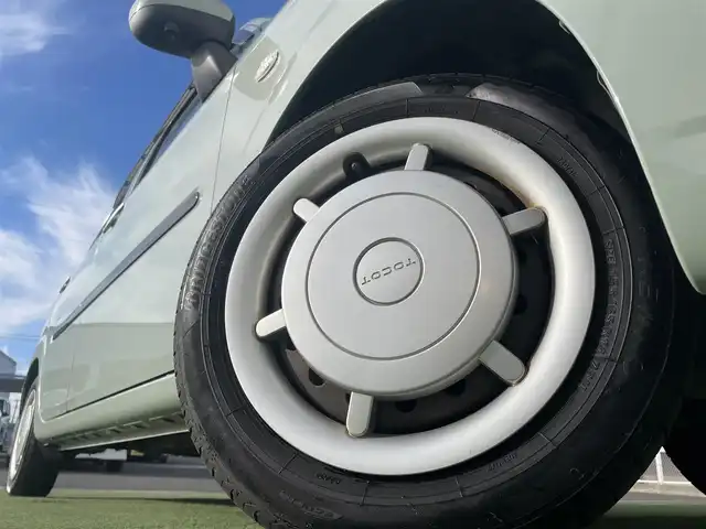 ダイハツ ミラ トコット G リミテッド SAⅢ 香川県 2019(令1)年 3.4万km セラミックグリーンM 純正メモリーナビ/→AM/FM/CD/DVD/Bluetooth/フルセグTV/全方位カメラ/コーナーセンサー/衝突軽減ブレーキ/ETC/シートヒーター/アイドリングストップ/ドライブレコーダー/オートハイビーム/プッシュスタート/スマートキー/ステアリングスイッチ/LEDヘッドライト/純正フロアマット