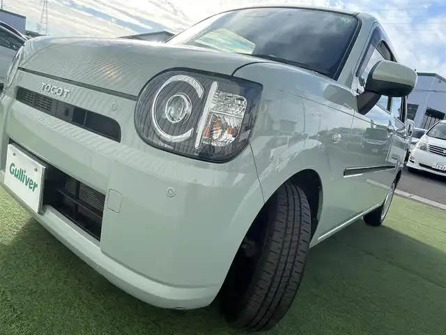 ダイハツ ミラ トコット G リミテッド SAⅢ 香川県 2019(令1)年 3.4万km セラミックグリーンM 純正メモリーナビ/→AM/FM/CD/DVD/Bluetooth/フルセグTV/全方位カメラ/コーナーセンサー/衝突軽減ブレーキ/ETC/シートヒーター/アイドリングストップ/ドライブレコーダー/オートハイビーム/プッシュスタート/スマートキー/ステアリングスイッチ/LEDヘッドライト/純正フロアマット