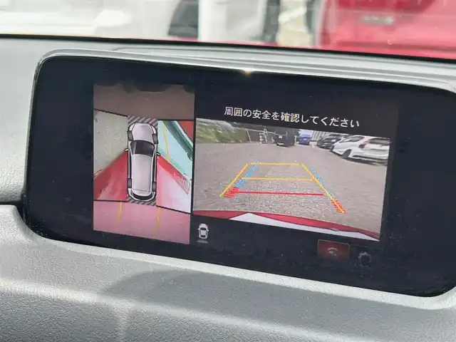 マツダ ＣＸ－８ XD Lパッケージ 大阪府 2017(平29)年 4.6万km ソウルレッドクリスタルM 純正ナビ/   フルセグTV/CD/DVD/Bluetooth/USB/全方位モニター/後席モニター/ターボ車/衝突軽減ブレーキ/横滑り防止装置/コーナーセンサー/全席シートヒーター/レーダークルーズコントロール　/レーンキープアシスト/アイドリングストップ/電動リアゲート/前席パワーシート/ステアリングヒーター/純正19インチアルミホイール/純正フロアマット/プッシュスタート/スマートキー/ＥＴＣ/ＬＥＤ/禁煙車
