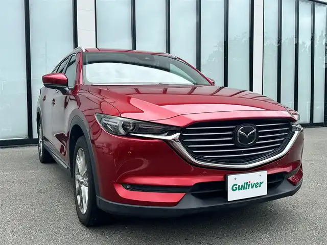 マツダ ＣＸ－８ XD Lパッケージ 大阪府 2017(平29)年 4.6万km ソウルレッドクリスタルM 純正ナビ/   フルセグTV/CD/DVD/Bluetooth/USB/全方位モニター/後席モニター/ターボ車/衝突軽減ブレーキ/横滑り防止装置/コーナーセンサー/全席シートヒーター/レーダークルーズコントロール　/レーンキープアシスト/アイドリングストップ/電動リアゲート/前席パワーシート/ステアリングヒーター/純正19インチアルミホイール/純正フロアマット/プッシュスタート/スマートキー/ＥＴＣ/ＬＥＤ/禁煙車