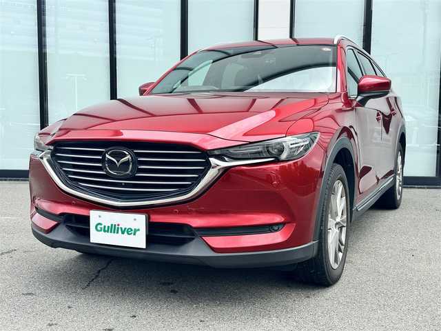 マツダ ＣＸ－８ XD Lパッケージ 大阪府 2017(平29)年 4.6万km ソウルレッドクリスタルM 純正ナビ/   フルセグTV/CD/DVD/Bluetooth/USB/全方位モニター/後席モニター/ターボ車/衝突軽減ブレーキ/横滑り防止装置/コーナーセンサー/全席シートヒーター/レーダークルーズコントロール　/レーンキープアシスト/アイドリングストップ/電動リアゲート/前席パワーシート/ステアリングヒーター/純正19インチアルミホイール/純正フロアマット/プッシュスタート/スマートキー/ＥＴＣ/ＬＥＤ/禁煙車