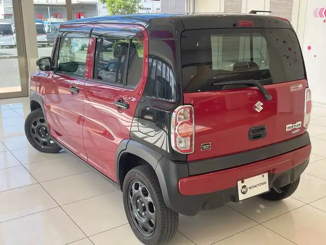 スズキ ハスラー タフワイルド 埼玉県 2018(平30)年 5.3万km フェニックスレッドパール/ブラック 2トーン レーダーブレーキサポート/純正ナビ/　　CD/DVD/BT/フルセグ　/バックカメラ　/コーナーセンサー　/ハーフレザー　/シートヒーター　/LEDヘッドライト/ビルトインETC　/スマートキー×2/禁煙車