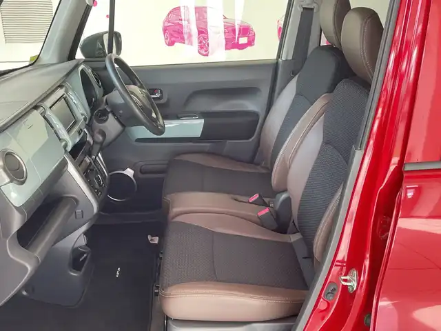 スズキ ハスラー タフワイルド 埼玉県 2018(平30)年 5.3万km フェニックスレッドパール/ブラック 2トーン レーダーブレーキサポート/純正ナビ/　　CD/DVD/BT/フルセグ　/バックカメラ　/コーナーセンサー　/ハーフレザー　/シートヒーター　/LEDヘッドライト/ビルトインETC　/スマートキー×2/禁煙車