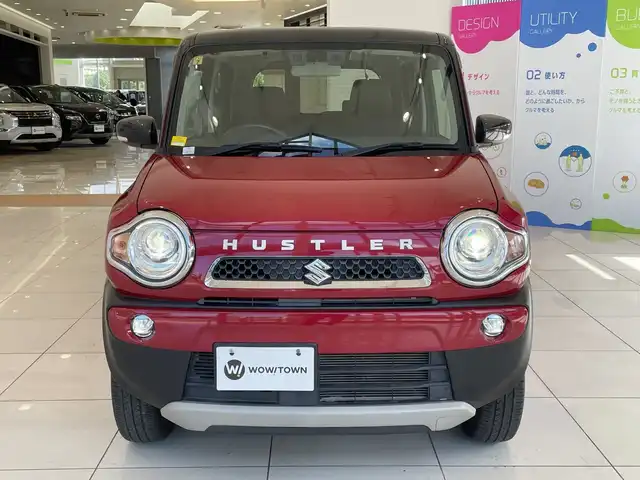 スズキ ハスラー タフワイルド 埼玉県 2018(平30)年 5.3万km フェニックスレッドパール/ブラック 2トーン レーダーブレーキサポート/純正ナビ/　　CD/DVD/BT/フルセグ　/バックカメラ　/コーナーセンサー　/ハーフレザー　/シートヒーター　/LEDヘッドライト/ビルトインETC　/スマートキー×2/禁煙車