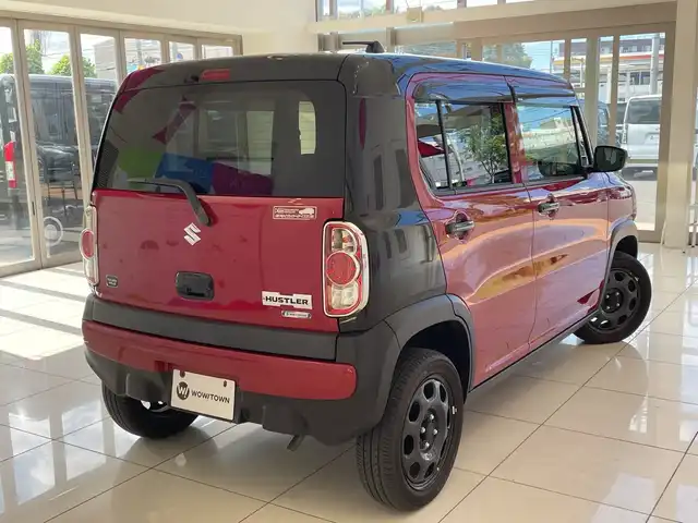 スズキ ハスラー タフワイルド 埼玉県 2018(平30)年 5.3万km フェニックスレッドパール/ブラック 2トーン レーダーブレーキサポート/純正ナビ/　　CD/DVD/BT/フルセグ　/バックカメラ　/コーナーセンサー　/ハーフレザー　/シートヒーター　/LEDヘッドライト/ビルトインETC　/スマートキー×2/禁煙車