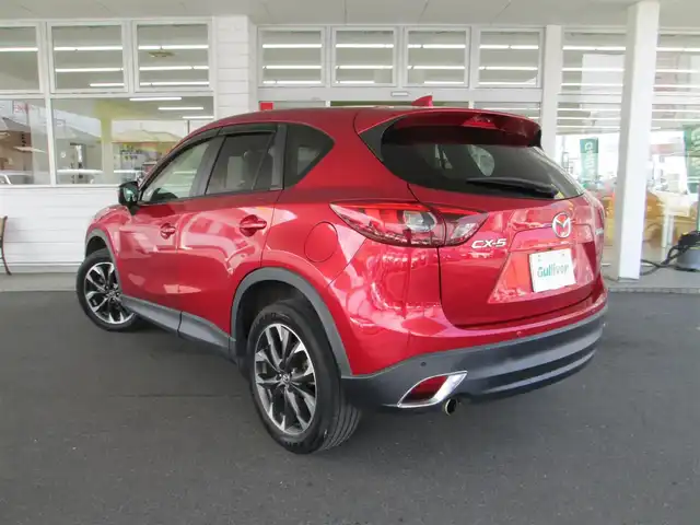 マツダ ＣＸ－５ XD Lパッケージ 千葉県 2015(平27)年 15.5万km ソウルレッドプレミアムメタリック メーカーナビ/バック&サイドカメラ/オーディオ【CD/DVD/BT/USB】/ホワイトレザーシート/OP純正19インチアルミホール/LEDヘッドライト&LEDフォグ/ウィンカードラミラー/リアコーナーセンサー/車報逸脱警報/ブラインドスポットモニター/レーダークルーズコントロール/前席パワーシート&シートヒーター/運転席メモリシート/アイドリングストップ/ETC/スマートキー