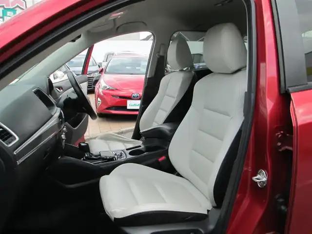 マツダ ＣＸ－５ XD Lパッケージ 千葉県 2015(平27)年 15.5万km ソウルレッドプレミアムメタリック メーカーナビ/バック&サイドカメラ/オーディオ【CD/DVD/BT/USB】/ホワイトレザーシート/OP純正19インチアルミホール/LEDヘッドライト&LEDフォグ/ウィンカードラミラー/リアコーナーセンサー/車報逸脱警報/ブラインドスポットモニター/レーダークルーズコントロール/前席パワーシート&シートヒーター/運転席メモリシート/アイドリングストップ/ETC/スマートキー