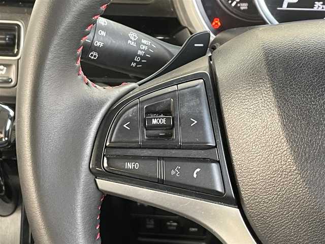 スズキ スペーシア カスタム HYBRID XS ターボ 三重県 2018(平30)年 8.4万km ピュアホワイトP (株)IDOMが運営する【じしゃロン四日市店】の自社ローン専用車両になります。こちらは現金またはオートローンご利用時の価格です。自社ローンご希望の方は別途その旨お申付け下さい/純正SDナビ/フルセグTV/（AM/FM/BT/CD/DVD/SD/HDMI）/バックカメラ/両側パワースライドドア/衝突軽減ブレーキ/ハーフレザー/シートヒーター/レーンキープアシスト/クリアランスソナー/パドルシフト/ETC