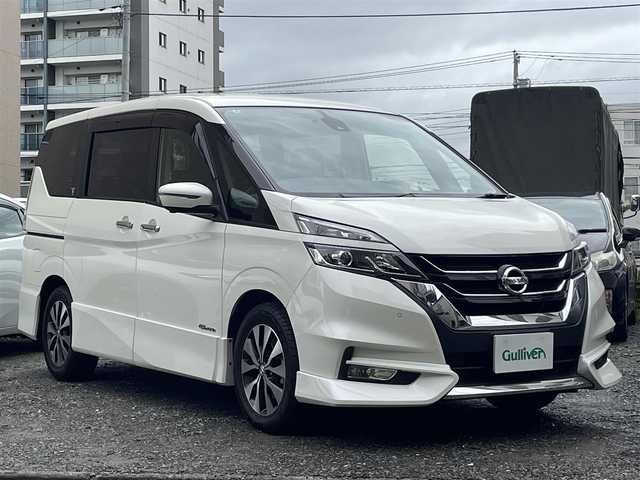 日産 セレナ ハイウェイスター Vセレクション 東京都 2018(平30)年 2.3万km ブリリアントホワイトパール ワンオーナー/純正メモリーナビ/ (フルセグTV/Bluetooth/DVD/SD/USB)/インテリジェントアラウンドビューモニター/ETC/ドライブレコーダー/両側パワースライドドア/後席フリップダウンモニター/3列シート/ウォークスルー/クルーズコントロール/エマージェンシーブレーキ/車線逸脱警報/標識検知/駐車支援/ふらつき警報/横滑り防止装置/スマートキー/純正16インチアルミホイール/オートライト/純正LEDヘッドライト/スペアキー1本/保証書/取扱説明書
