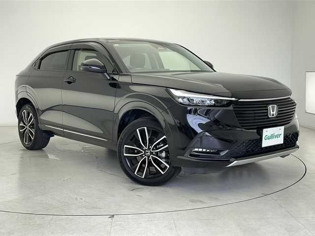 ホンダ ヴェゼル ハイブリッド e:HEV Z 千葉県 2021(令3)年 2.6万km クリスタルブラックパール 純正ナビ/AM/FM/BT/SD/フルセグTV/バックカメラ　/アダプティブクルーズコントロール/衝突被害軽減ブレーキ/レーンキープアシスト/BSM（ブラインドスポットモニタリング）/ハンドル支援/誤発進抑制装置/ハンドルヒーター/シートヒーター/ETC/パドルシフト/置くだけ充電