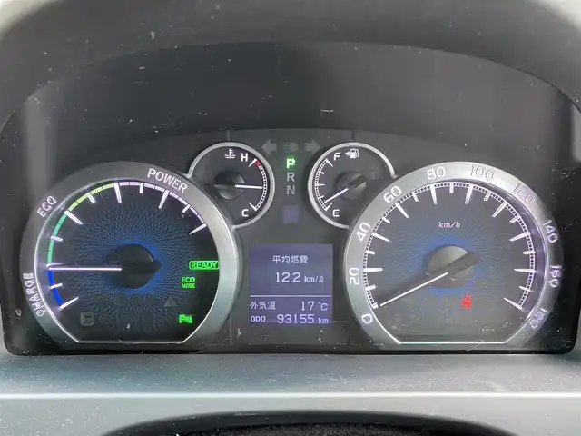 トヨタ ヴェルファイア ハイブリット ZR Gエディション 道央・札幌 2013(平25)年 9.4万km ホワイトパールクリスタルシャイン 登録時走行距離 93155km/　4　W　D　/フロントモデリスタエアロ/ローダウン/純正メーカーOPナビ/(AM/FM/CD/DVD/BT)/フルセグTV/バックカメラ/プレミアムサウンド/純正フリップダウンモニター/両側パワースライドドア/パワーバックドア/ビルトインETC/黒革シート/助手席オットマン/2列目キャプテンシート/社外ウィンカーミラー/社外フロントグリル/ウッドコンビステアリング/社外レーダー/純正サスペンション積込/社外テール積込(動作未確認)/純正AW付冬タイヤ積込/215/65R16 2023年製 7mm