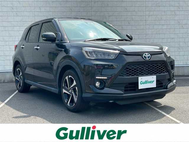 トヨタ ライズ Z 静岡県 2022(令4)年 5.2万km ブラックマイカメタリック 純正ディスプレイオーディオ/・フルセグTV/・Bluetooth接続/・Apple CarPlay/・Android Auto/・USB入力端子/スマートアシスト/・衝突警報機能・衝突回避支援ブレーキ機能/・標識認識機能/・先行車発進お知らせ機能/・全車速追従機能付ACC（アダプティブクルーズコントロール／停止保持機能あり）/・LKC（レーンキープコントロール）/・車線逸脱警報機能／車線逸脱抑制制御機能/・ふらつき警報/・路側逸脱警報/・ブラインドスポットモニター/・オートハイビーム/・ADB（アダプティブドライビングビーム）/・サイドビューランプ/・ブレーキ制御付誤発進抑制機能（前方・後方）/・コーナーセンサー（フロント2個／リヤ4個、接近お知らせ表示付）/・スマートパノラマパーキングアシスト（駐車支援システム）/・パノラミックビューモニター/・RCTA（リヤクロストラフィックアラート）/電動パーキングブレーキ/オートブレーキホールド/プッシュスタート/スマートキー/ETC/前後ドラレコ/前席シートヒーター/LEDオートライト/純正フロアマット/純正17インチアルミホイール