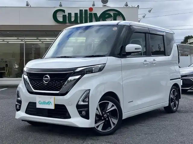 日産 ルークス HWS Gターボ プロパイロットED 三重県 2021(令3)年 4.1万km ホワイトパール ♪プロパイロット♪/♪エマージェンシーブレーキ/・前方衝突予測警報/・踏み間違い衝突防止アシスト/・車線逸脱防止支援システム/・車線逸脱警報/・ふらつき警報/・標識検知機能/・先行車発進お知らせ/♪レーダークルーズコントロール/♪アイドリングストップ/♪クリアランスソナー/♪純正ナビ/・フルセグ/・DVD再生/・Bluetooth/・USB/・AUX/・SD録音/♪アラウンドビューモニター/♪両側パワースライドドア /♪LEDヘッドライト/♪LEDフォグライト/♪オートライト/♪オートハイビーム/♪オートリトラ/♪スマートキー/♪プッシュスタート /♪ベンチシート/♪革巻きステアリング/♪ステアリングスイッチ/♪革調シートカバー/♪オートブレーキホールド/♪純正15インチアルミ/♪ETC/♪D/N席シートバックテーブル/♪プライバシーガラス/♪フロアマット/♪サイド/カーテン/ニーエアバック