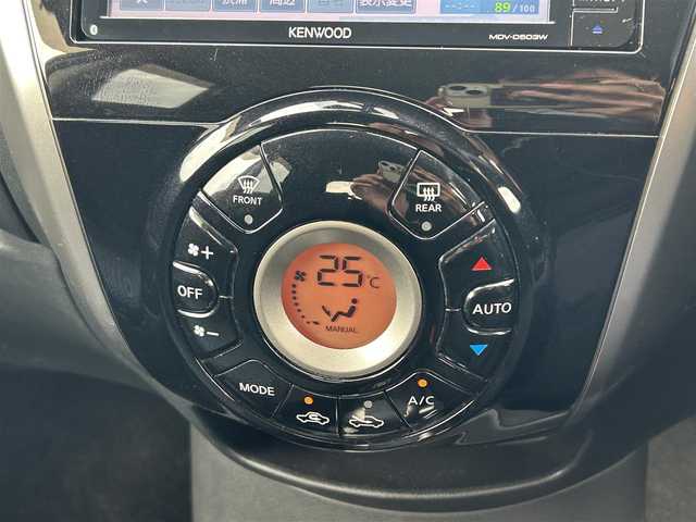 日産 ノート X DIG－S 熊本県 2016(平28)年 9.2万km ブリリアントホワイトパール 社外ナビ/・AM/FM/CD/DVD/SD/USB/iPod/BT/・フルセグTV/バックカメラ/横滑り防止機能/レーンキープアシスト/衝突被害軽減システム/オートライト/・ヘッドライトレベライザー/電動格納ミラー/・ウィンカーミラー/ドアバイザー/スマートキー