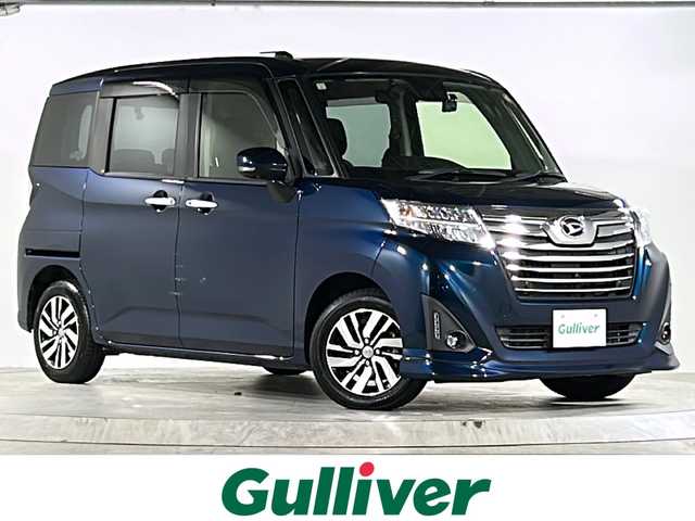 ダイハツ トール カスタムG リミテッド SAⅢ 広島県 2019(平31)年 3.4万km レーザーブルークリスタルシャイン 禁煙車/スマートアシストIII/・衝突回避支援ブレーキ/・車線逸脱警報/・オートハイビーム/・コーナーセンサー/クルーズコントロール/アルパイン９型ナビ（X9ZD）/・フルセグ/CD/DVD/Bluetooth/SD/REC/パノラマモニター/両側パワースライドドア/革巻きステアリング/ステアリングスイッチ/LEDヘッドライト/フォグランプ/オートライト/シートヒーター（D/N）/前後ドライブレコーダー（CSD-790）/ETC/純正ドアバイザー/純正14インチアルミホイール/Wエアバック