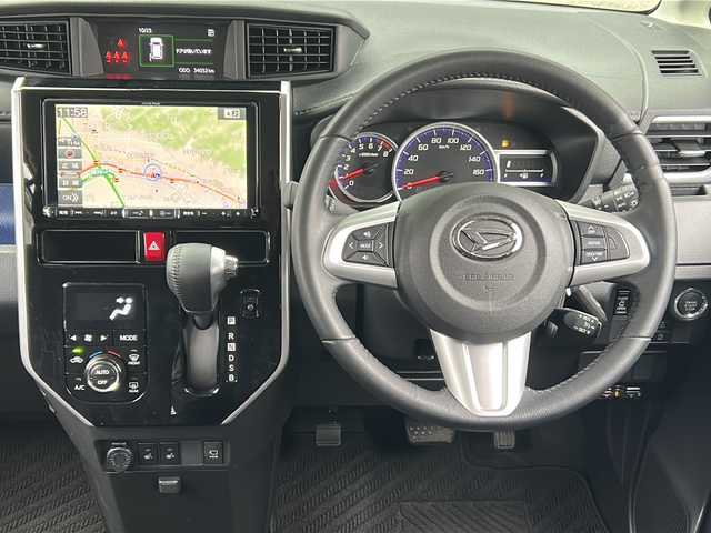 ダイハツ トール カスタムG リミテッド SAⅢ 広島県 2019(平31)年 3.4万km レーザーブルークリスタルシャイン 禁煙車/スマートアシストIII/・衝突回避支援ブレーキ/・車線逸脱警報/・オートハイビーム/・コーナーセンサー/クルーズコントロール/アルパイン９型ナビ（X9ZD）/・フルセグ/CD/DVD/Bluetooth/SD/REC/パノラマモニター/両側パワースライドドア/革巻きステアリング/ステアリングスイッチ/LEDヘッドライト/フォグランプ/オートライト/シートヒーター（D/N）/前後ドライブレコーダー（CSD-790）/ETC/純正ドアバイザー/純正14インチアルミホイール/Wエアバック